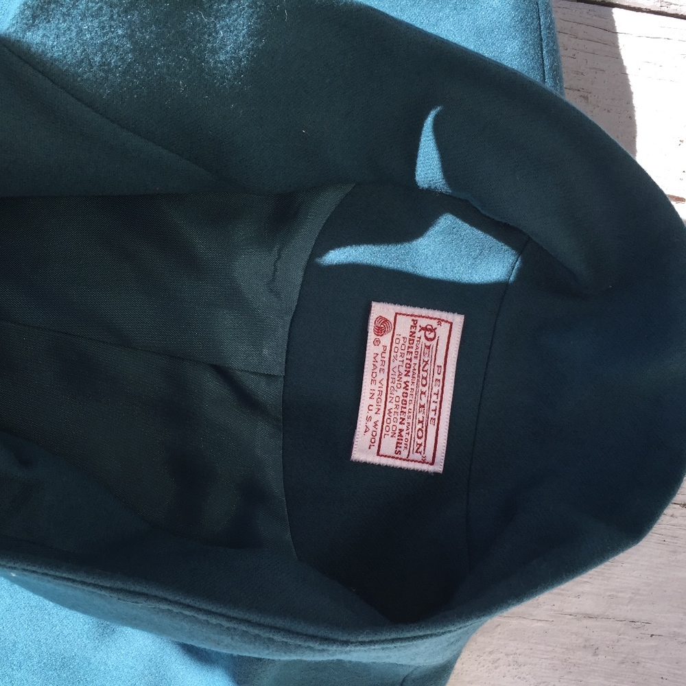 Pendleton 100% Wool Teal Button Jacket/New/?P10? - image 4