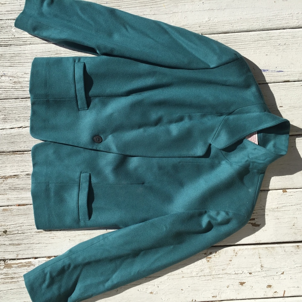 Pendleton 100% Wool Teal Button Jacket/New/?P10? - image 3