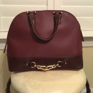 Burgundy Tote Bag from Just Fab