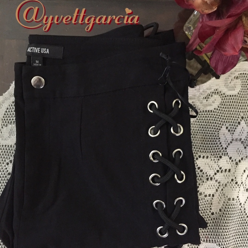 Side lace-up pants - Picture 7 of 8