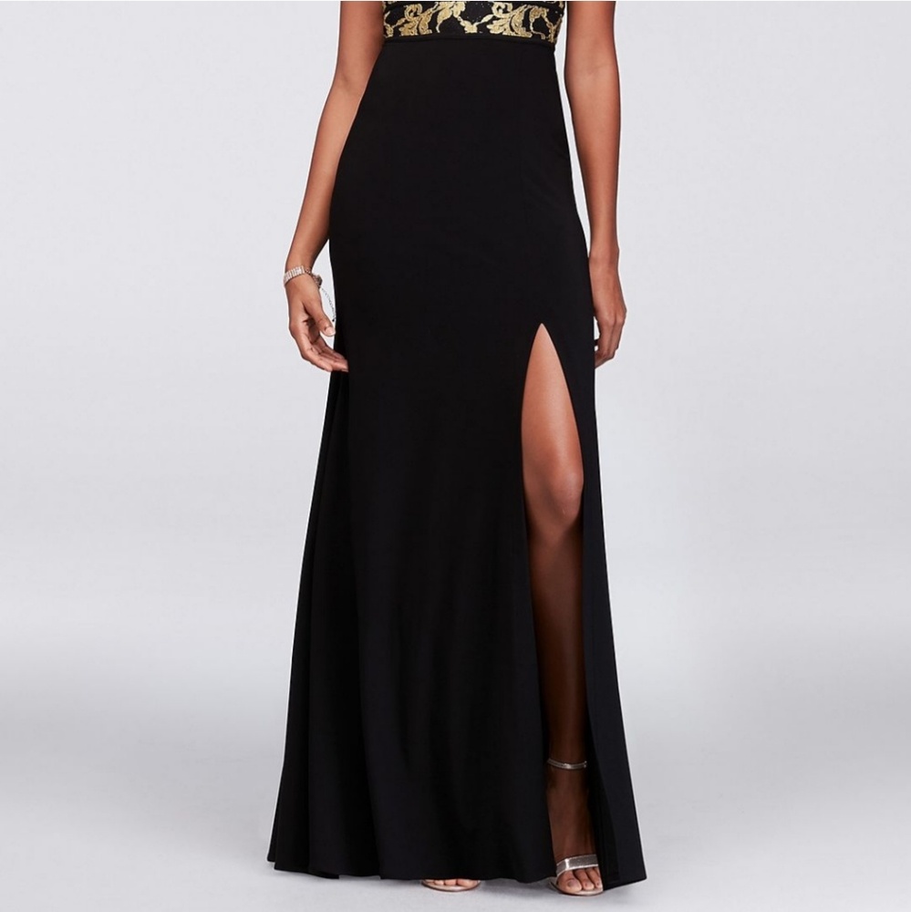 black dress sale Zapaka Women Formal With Slit Mermaid Halter Neck With Hook CollectionRule: Exclude Length:Tea Length Bachelorette party bachelorette party