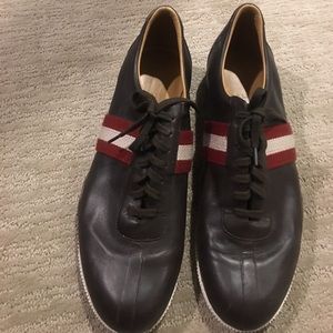 Bally dark brown sneakers