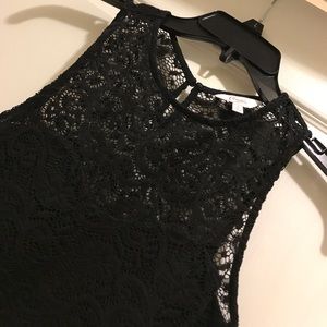 Black lace bodysuit