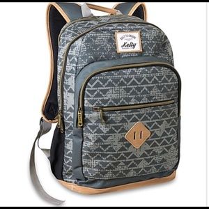 Kelly Grey and Silver Backpack