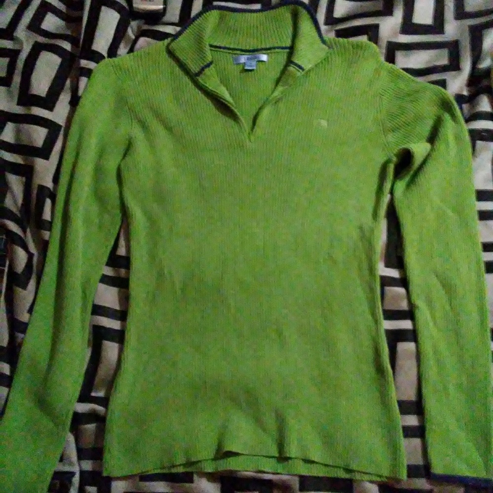 IZOD green collared shirt