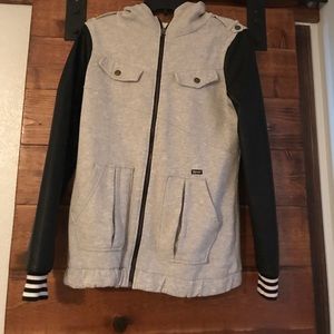 Volcom hooded jacket WITH a free liquid lipstick