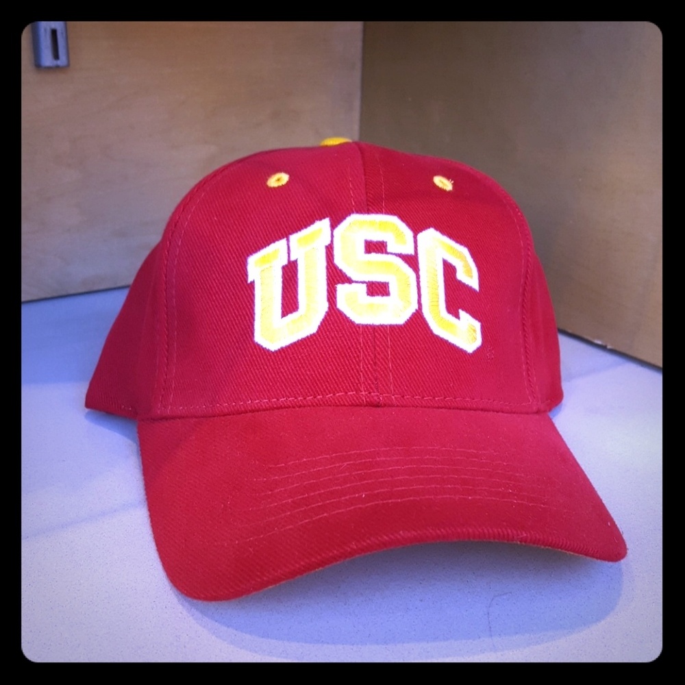 Collegiate licensed USC college football cap.