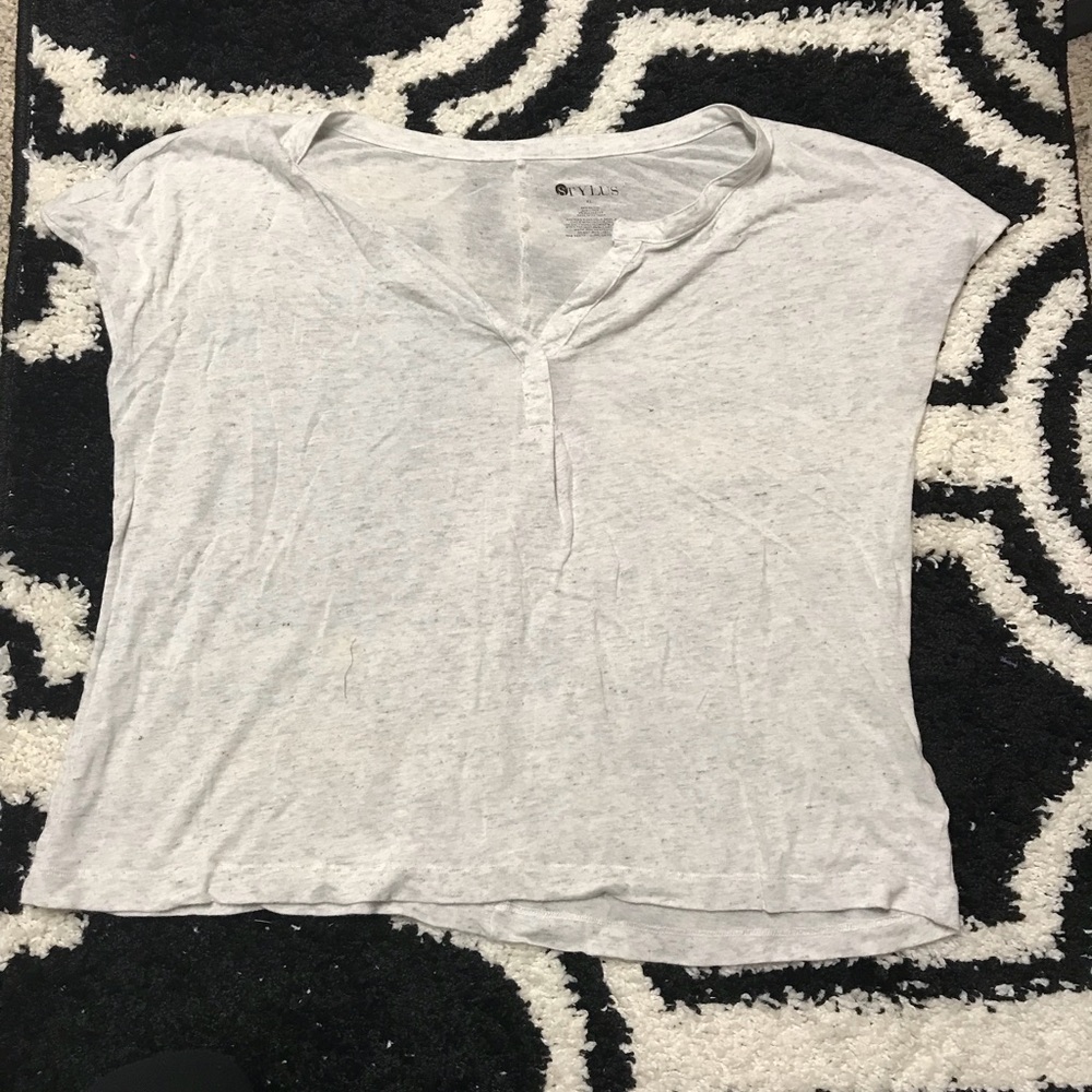 Grey Crop Top