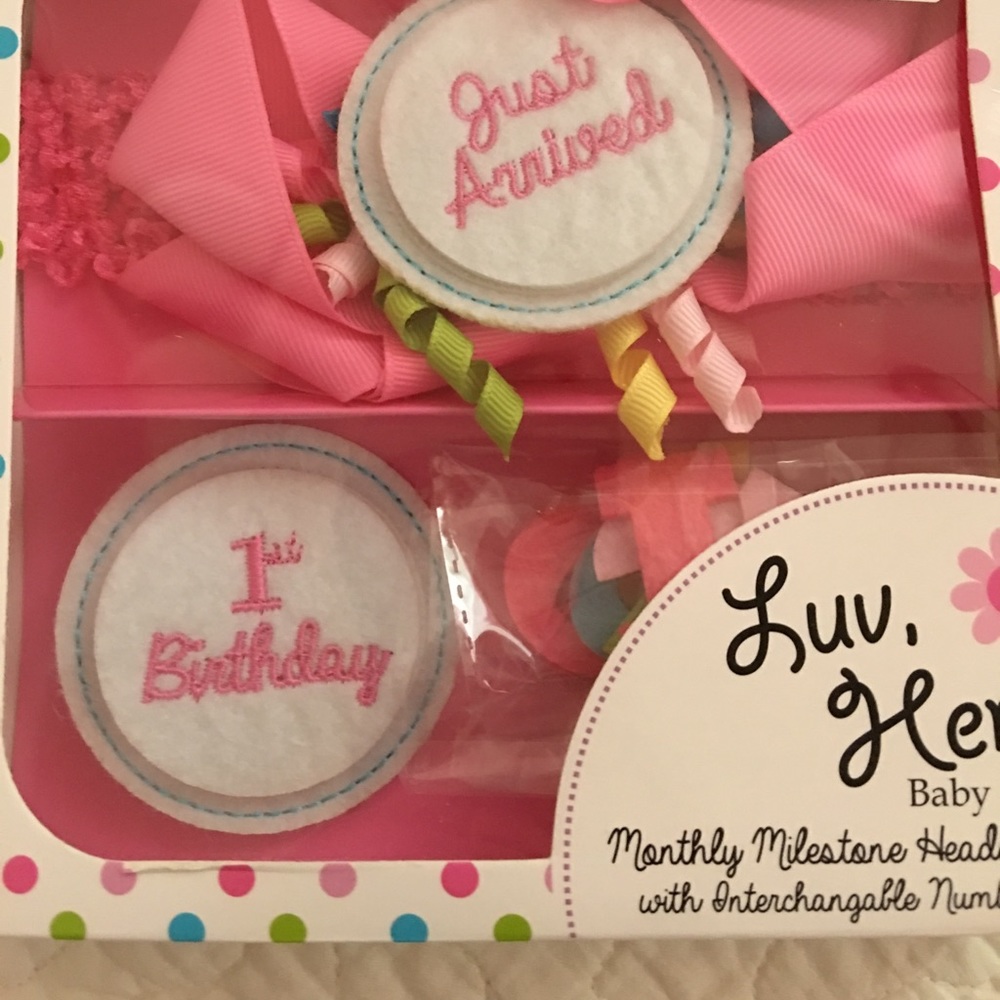 NIB monthly milestone head wrap