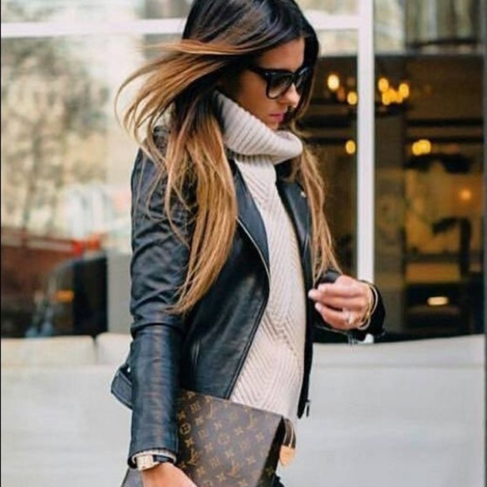 Express Real leather Moro jacket express size xs