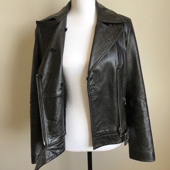 Express Real leather Moro jacket express size xs - Picture 8 of 8