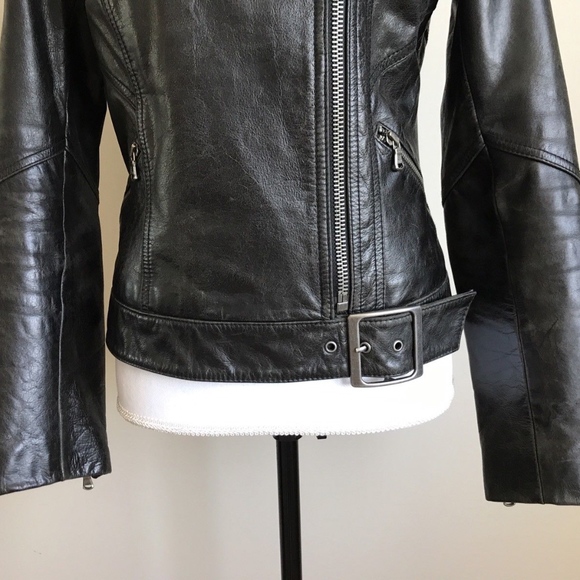 Express Real leather Moro jacket express size xs - Picture 7 of 8