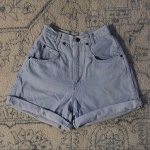 High Waisted Denim Shorts
