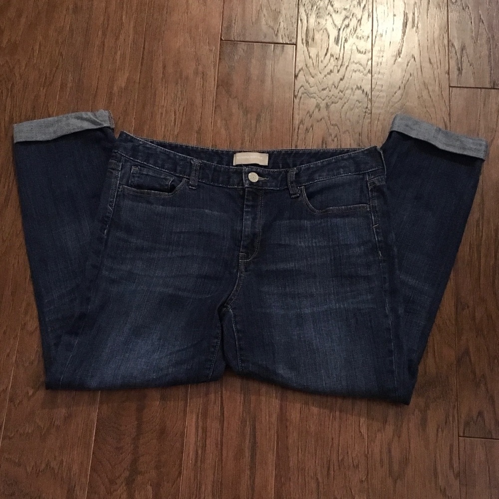 Banana Republic Permanent Cuff Crop Jeans