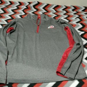 Utah University 1/4 zip long sleeve