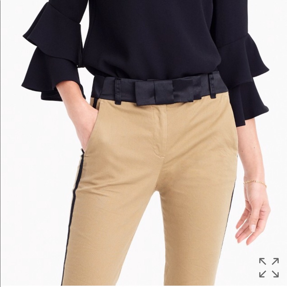 Jcrew cameron bow stretch chin