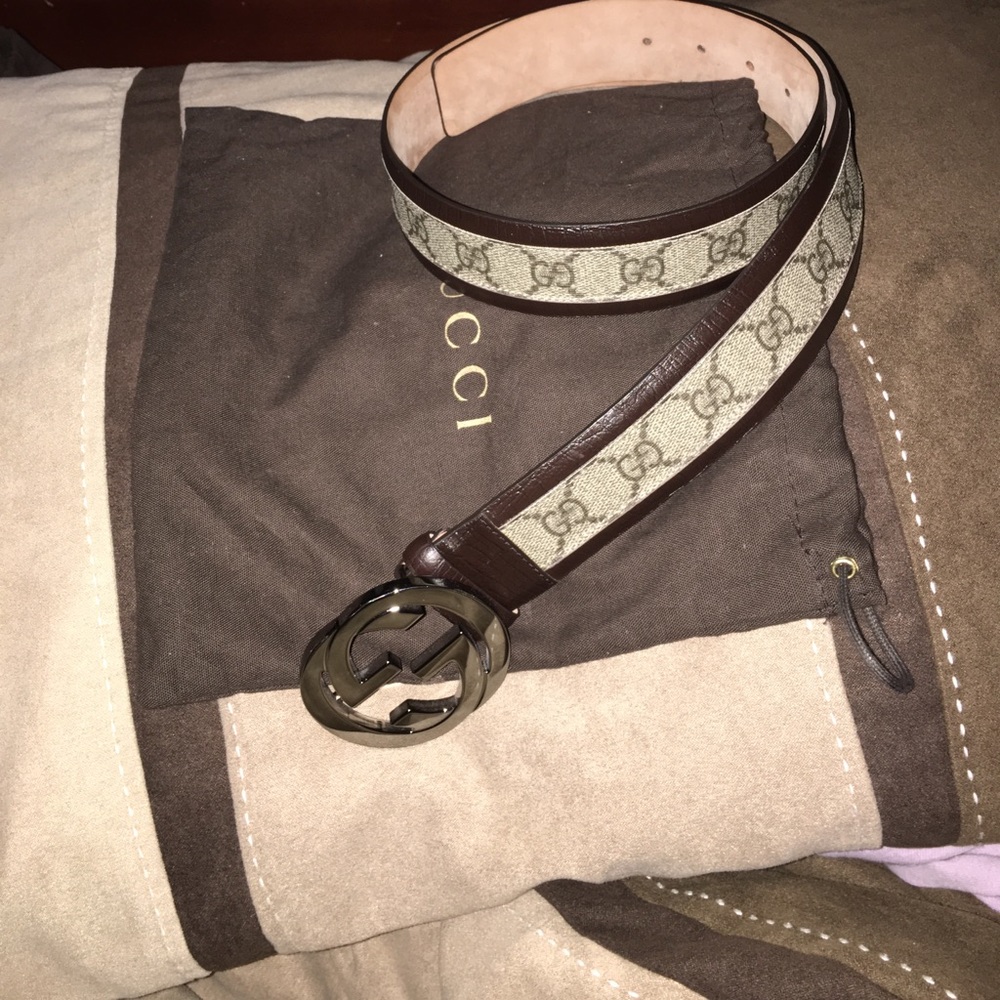 Real Gucci Men’s Belt. Never worn. Tags removed.