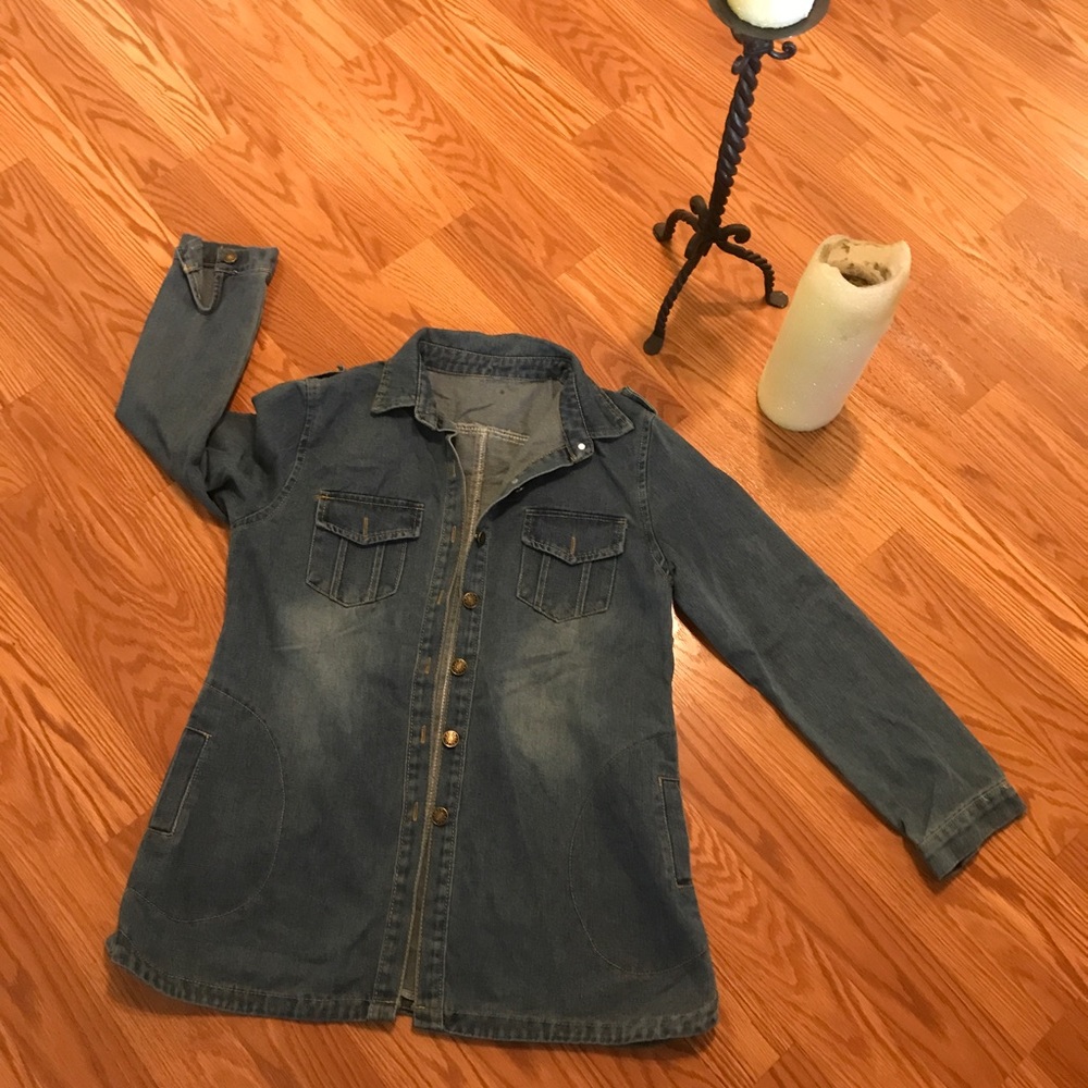 🌓 Oversized jean jacket