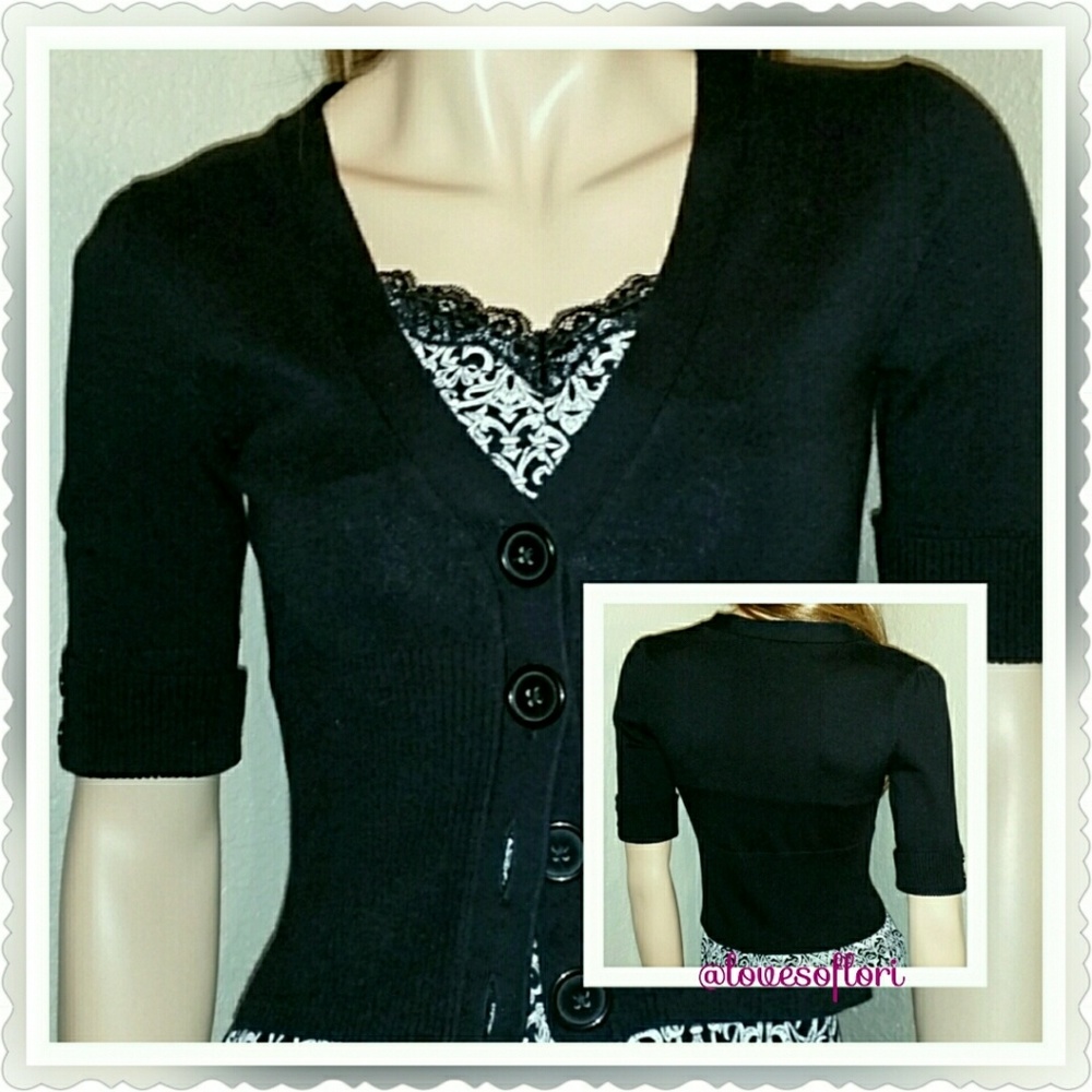 TAKEOUT Black Cardi