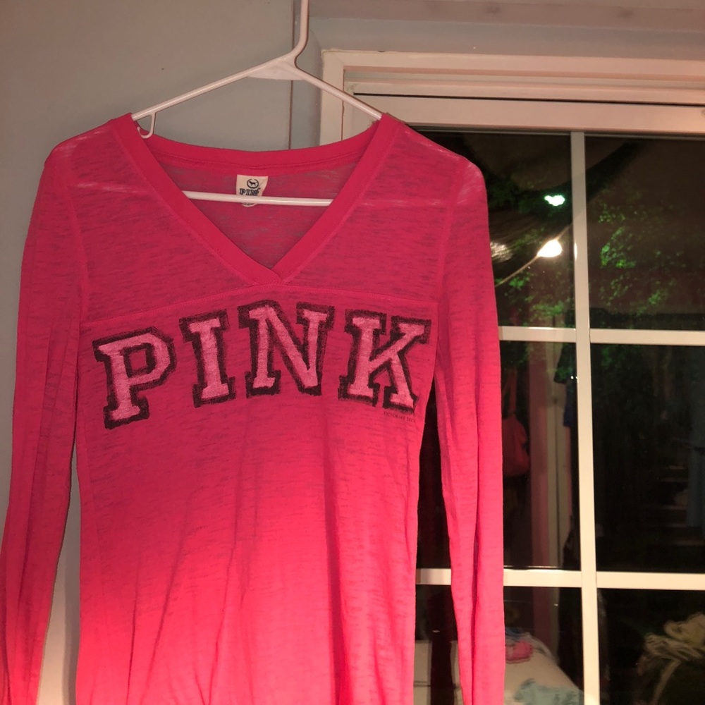 rare victoria’s secret long sleeve v neck