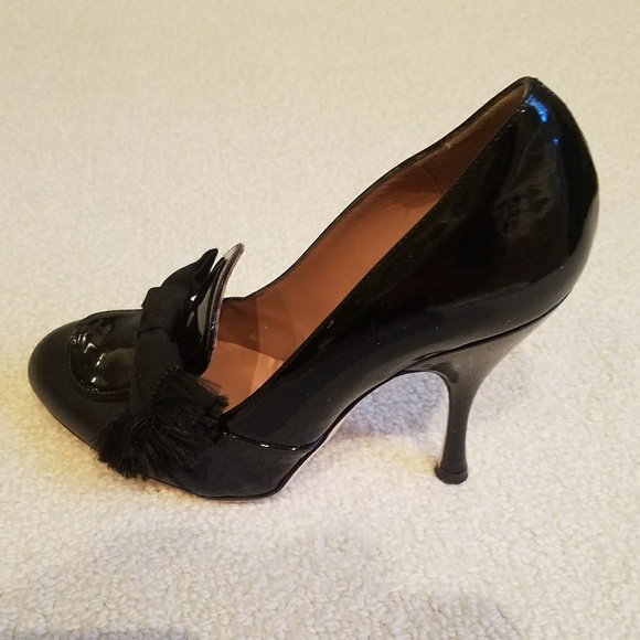 Valentino | Shoes | Valentino Black Patent Bow Pumps | Poshmark