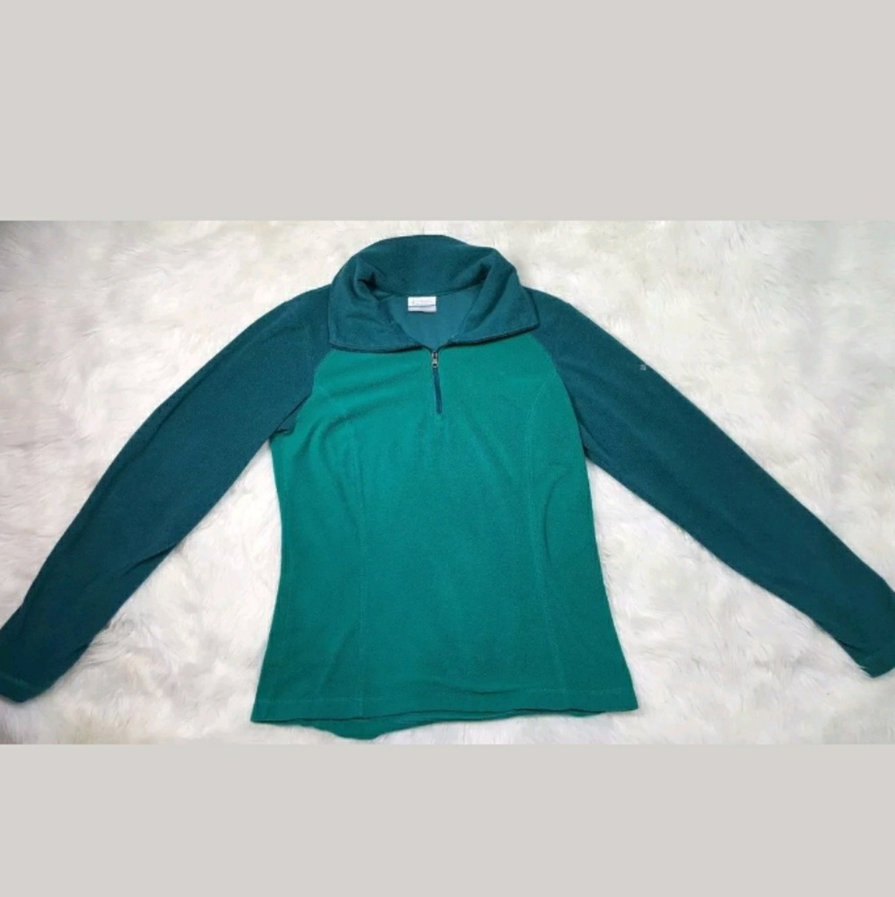 Columbia Sports Wear Womens Zip Up Fleece Size S