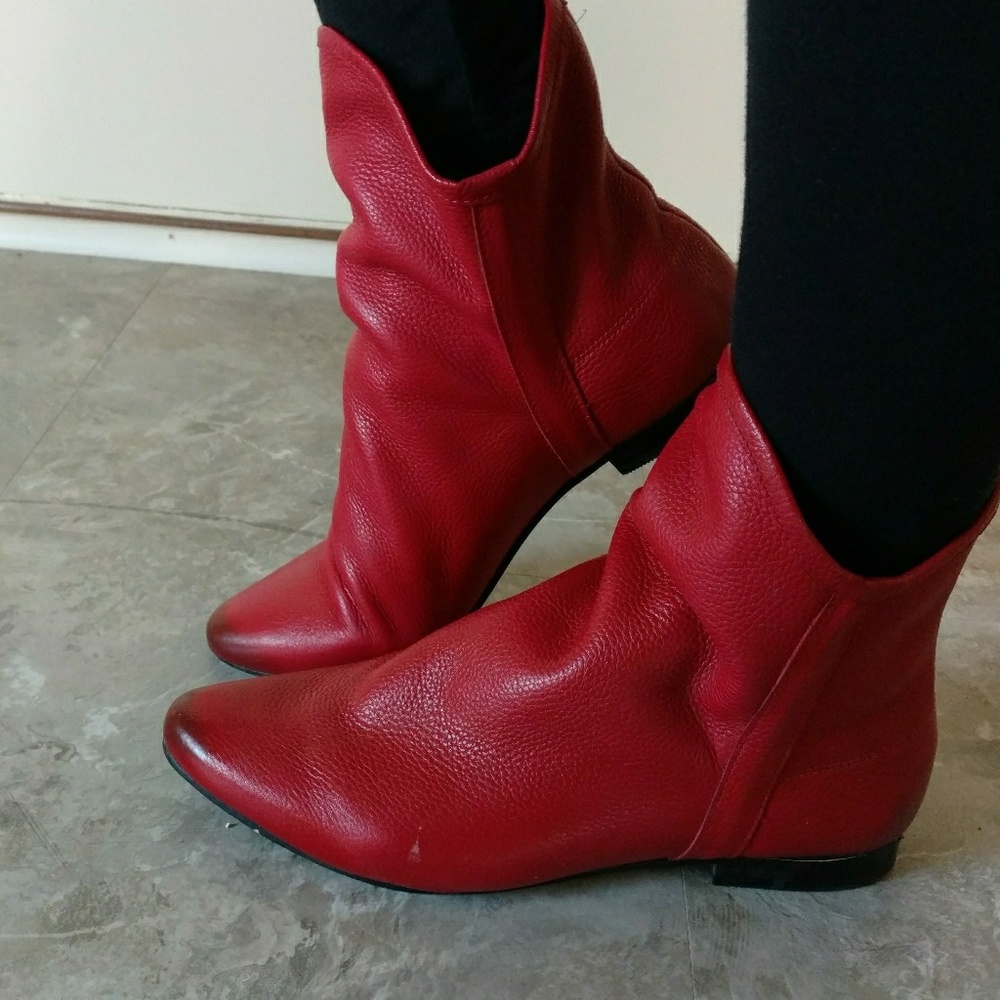 Coconuts by Matisse red leather booties