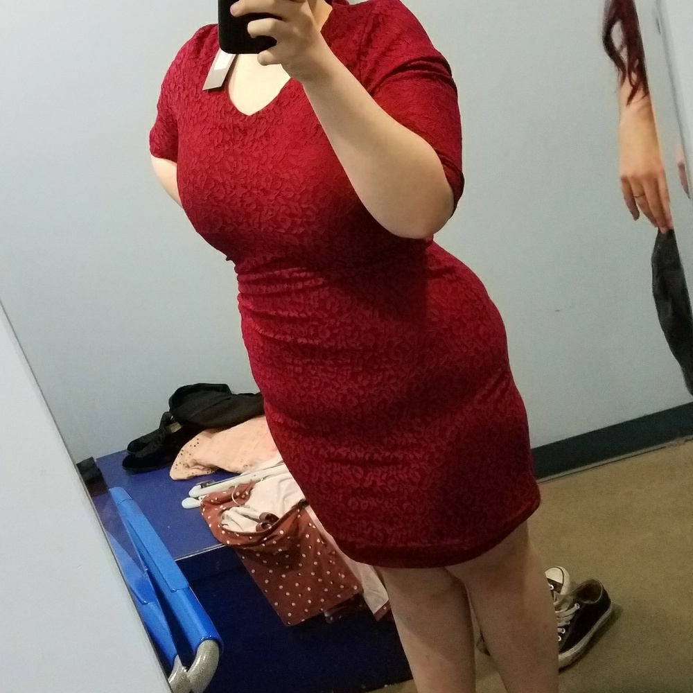 Red Lace Dress