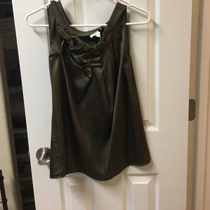 Ann Taylor, olive green cami