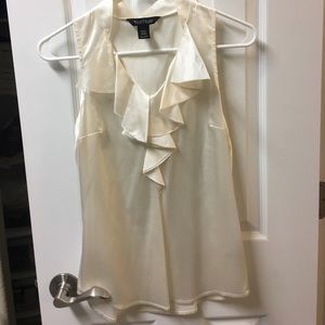 White House black market silk top