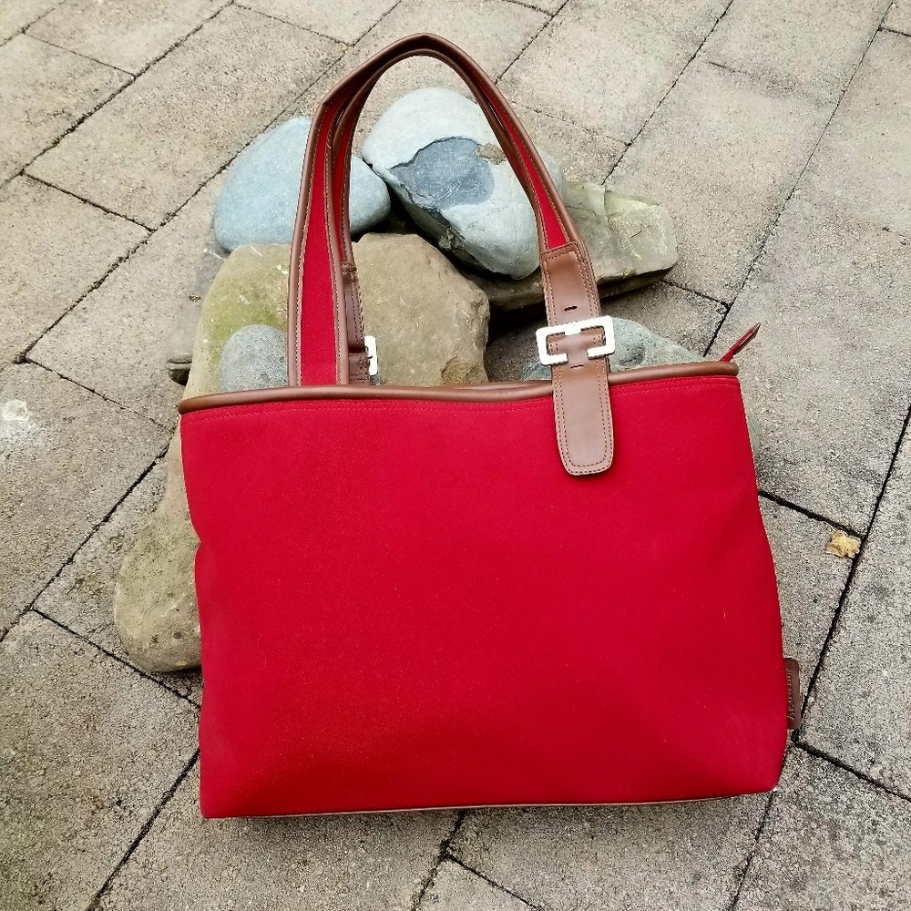 Anne Klein Softside & Leather Briefcase / Tote