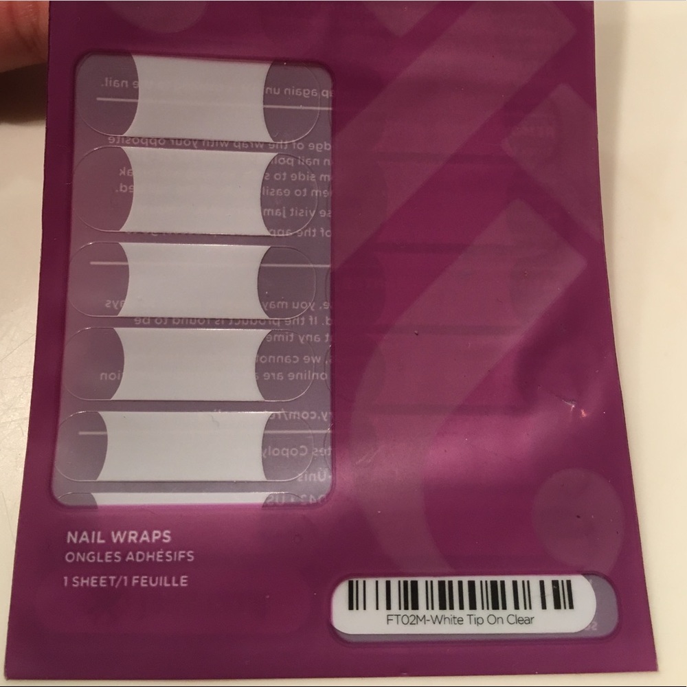 Jamberry full set French white tip