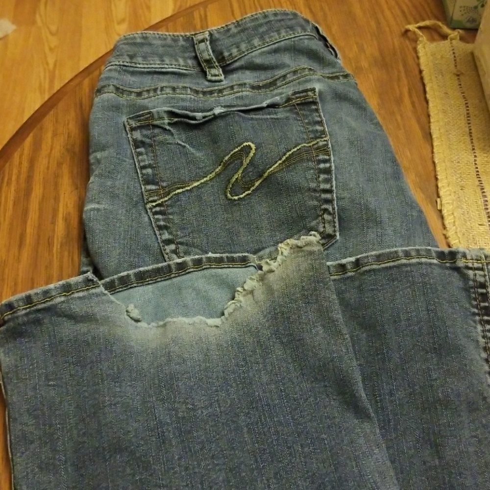 Silver Jeans worn