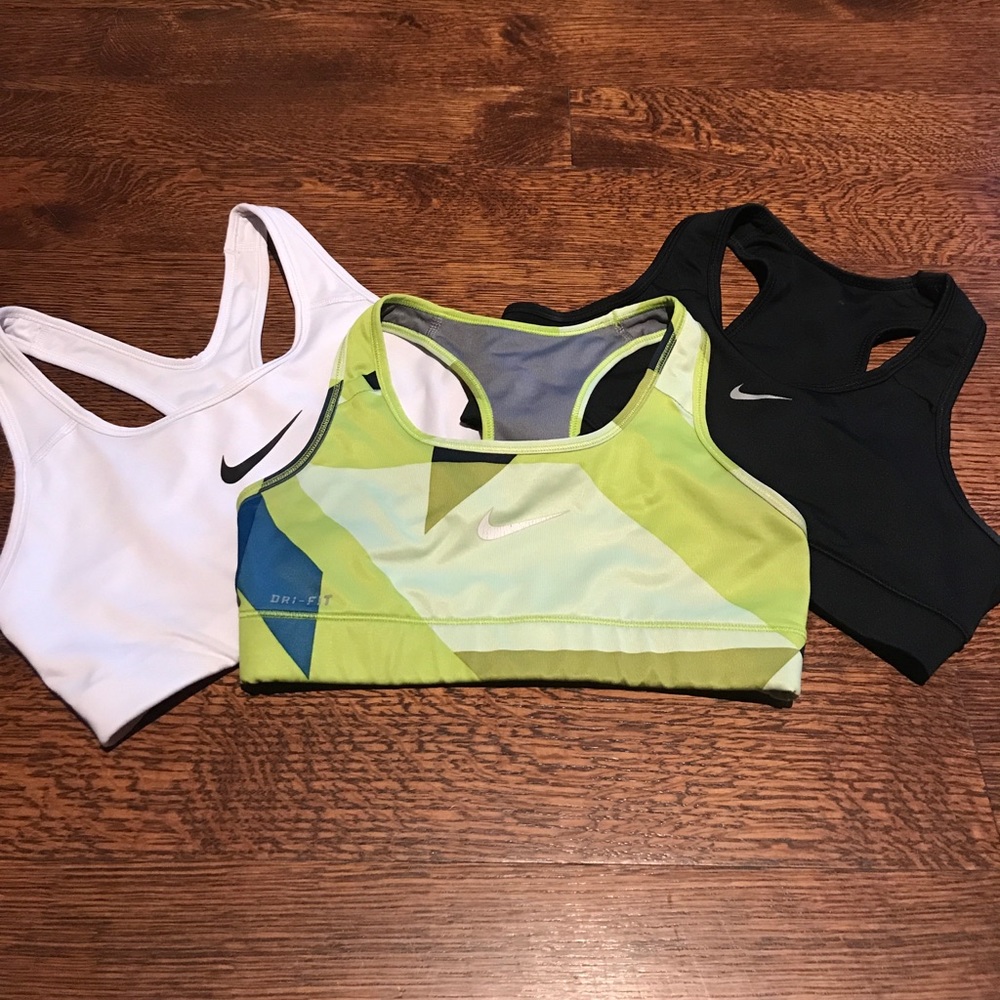 THREE Nike Sports Bras