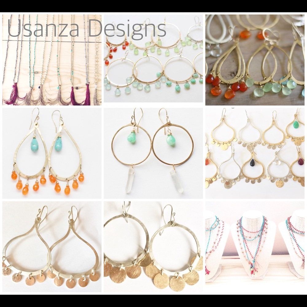 Handcrafted artisan jewelry by Usanza Designs