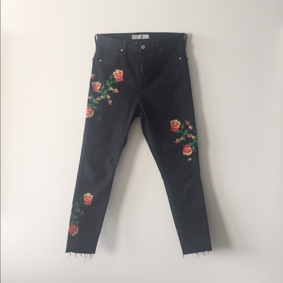 Topshop Denim - Cropped skinny jeans