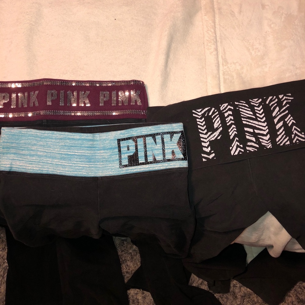 BUNDLE of 3 pairs of victoria’s secret yoga pants