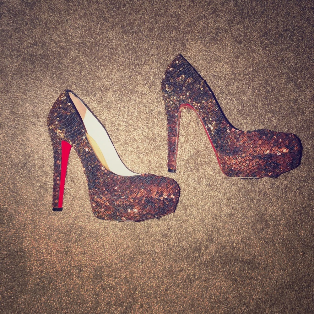 Sequins Christian Louboutin Heels
