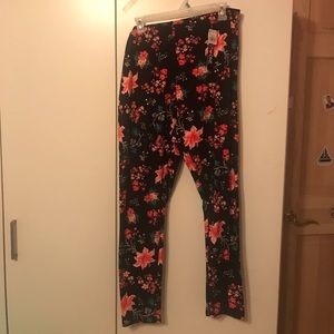 Floral leggings