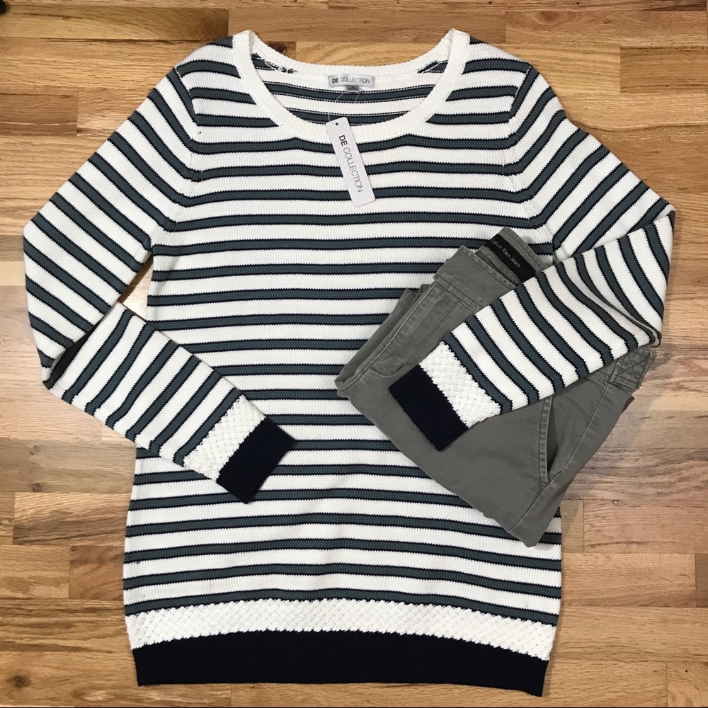 NWT DE Collection Cotton Sweater