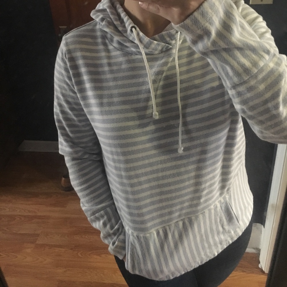 JCREW Nautical Striped Sweatshirt (Large)