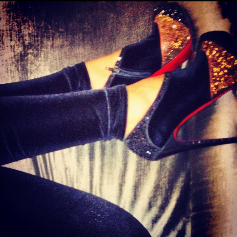 Christian Louboutin crystal heels