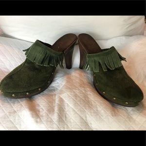 Green Clogs