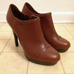 Worthington Brown Ankle Boots NWOT