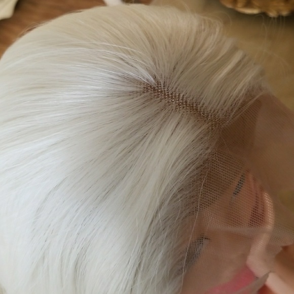 White Blonde Lacefront Wig 22-26 inches main image 6