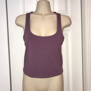 NWT Express One Eleven Purple Crop Top | M