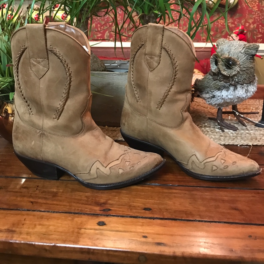 Dan Post leather western cowboy boots 71/2