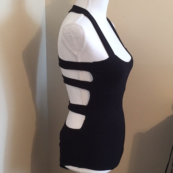 LAST ONE SIZE MEDIUM CUTOUT BODYSUIT - Picture 4 of 5