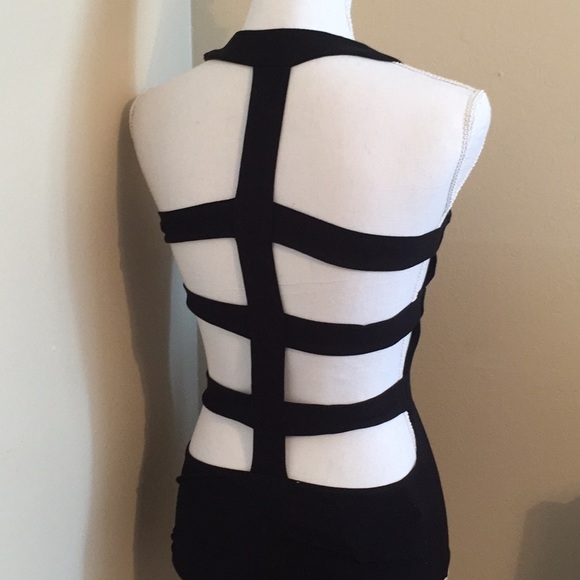 LAST ONE SIZE MEDIUM CUTOUT BODYSUIT - Picture 5 of 5