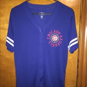 cubs shirt jersey material